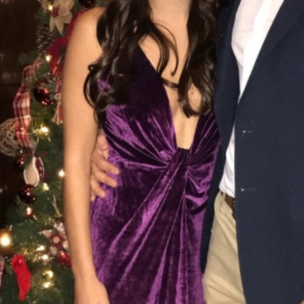Velvet purple Tobi dress